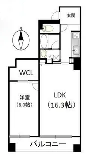 ブラービ南船場【5階】の間取り