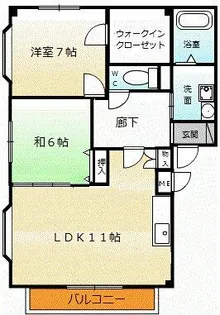 グランデ・グローヴ【2階】の間取り