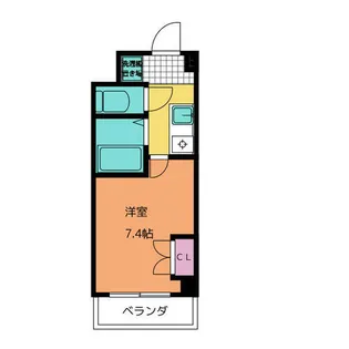 グリーンエミナンス東山【2階】の間取り