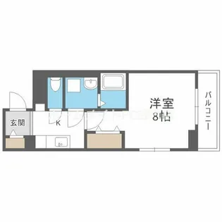 コトン ヴァリ 寺田町駅前【1階】の間取り