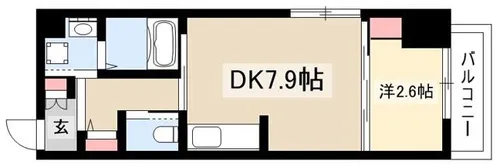アレフガルド【706号室】の間取り