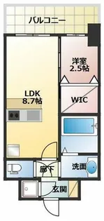 セレニテ新大阪グランデ ミリュー【11階】の間取り