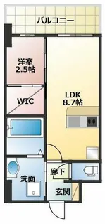 セレニテ新大阪グランデ ミリュー【13階】の間取り