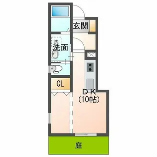 パークイーストⅣ【1階】の間取り