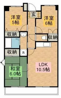 ヴィラセントラルパーク【1階】の間取り