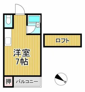 シャーミー諏訪野【1階】の間取り