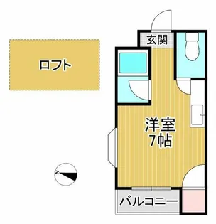 シャーミー諏訪野【2階】の間取り
