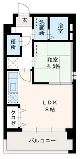 アーバンフラット博多駅南【201号室】の間取り