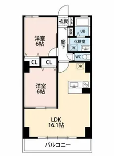 ARDEA(アルデア)【15階】の間取り