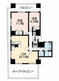 ARDEA(アルデア)【18階】の間取り