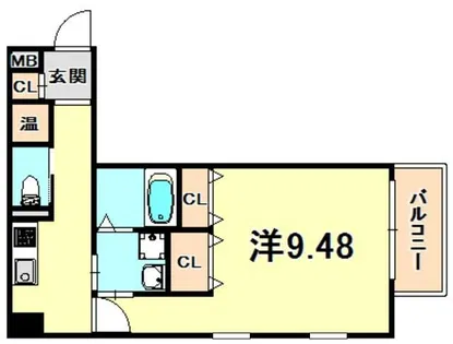 レジデンス富久寿【4階】の間取り