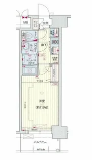 プレサンス堺筋本町センティス【14階】の間取り