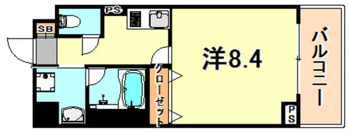 LAFFICE住吉本町【5階】の間取り