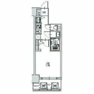 S-RESIDENCE堺市駅前【702号室】の間取り