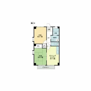 フォーブル合川【2階】の間取り