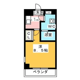 ASレジデンス上前津【9階】の間取り