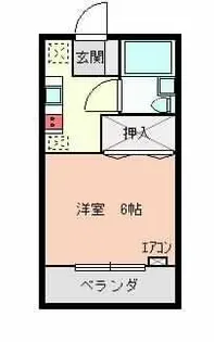 コーポ神明【2階】の間取り