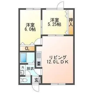 ハイム新川34【2階】の間取り