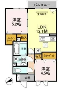 Precio野里【1階】の間取り