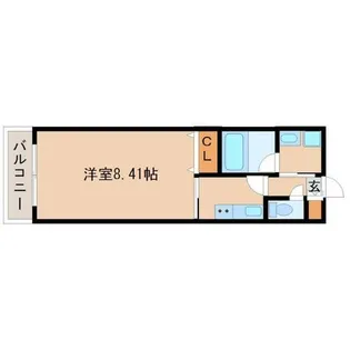 プレジオ尼崎【5階】の間取り