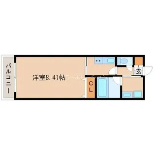 プレジオ尼崎【7階】の間取り