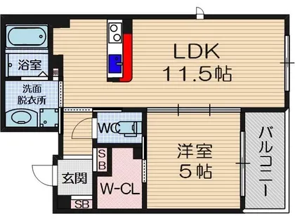 カミオン舟木【3階】の間取り