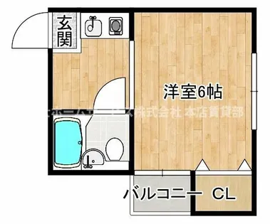 ハイツゆり【A31号室】の間取り