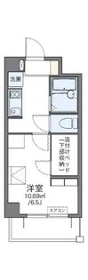 レオパレス道頓堀【3階】の間取り