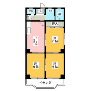宮田ビル【4階】の間取り