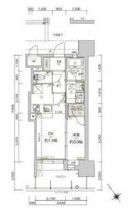 アクタス福岡県庁前グランネクスト【3階】の間取り