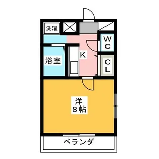 リバティーハイツ【1階】の間取り