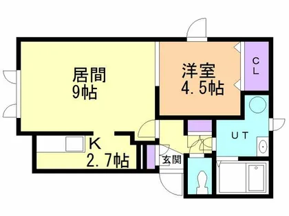 RESIDENCE PINO【202号室】の間取り