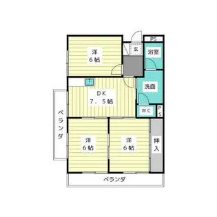 シェモア【5階】の間取り