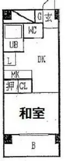 イトーピア野里【503号室】の間取り