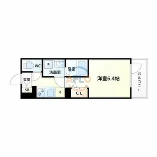 アーバンパーク御幣島【6階】の間取り