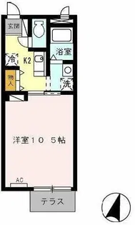 ファミーユ本地ヶ原【1階】の間取り