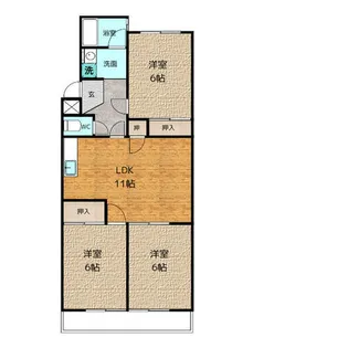 メゾン サンエイ【2階】の間取り