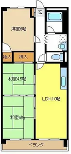 富佳ビル【4階】の間取り
