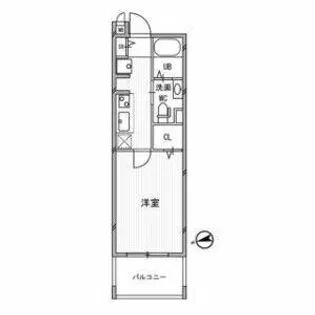 アルファレガロ兵庫【6階】の間取り