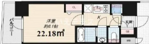 アドバンス神戸セラフィム【4階】の間取り