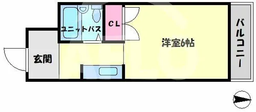 キングコーポ堂山【4階】の間取り
