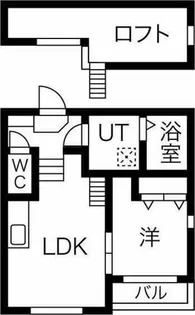 カーサ ルーチェW【2階】の間取り