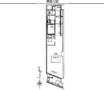 1Rの間取り画像
