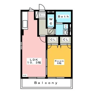 ラーク【2階】の間取り