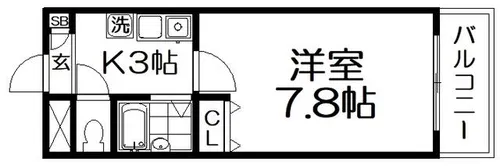 サングランデ2nd【3階】の間取り