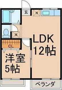 メゾン恵【2階】の間取り