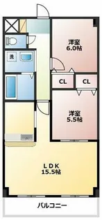 レスカトール【3階】の間取り