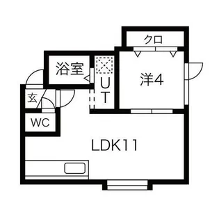 アークコート美園Ⅱ【2階】の間取り