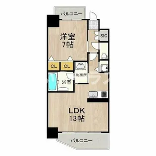 プレジオ神戸WEST【5階】の間取り