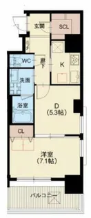 CUORE【5階】の間取り